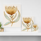 Bohemian Sunflower Canvas Print Gallery Image 3