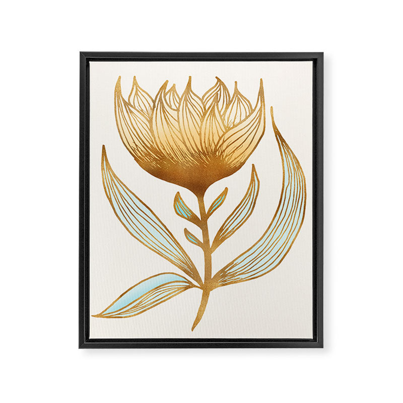Bohemian Sunflower Framed Canvas Print Gallery Image 6