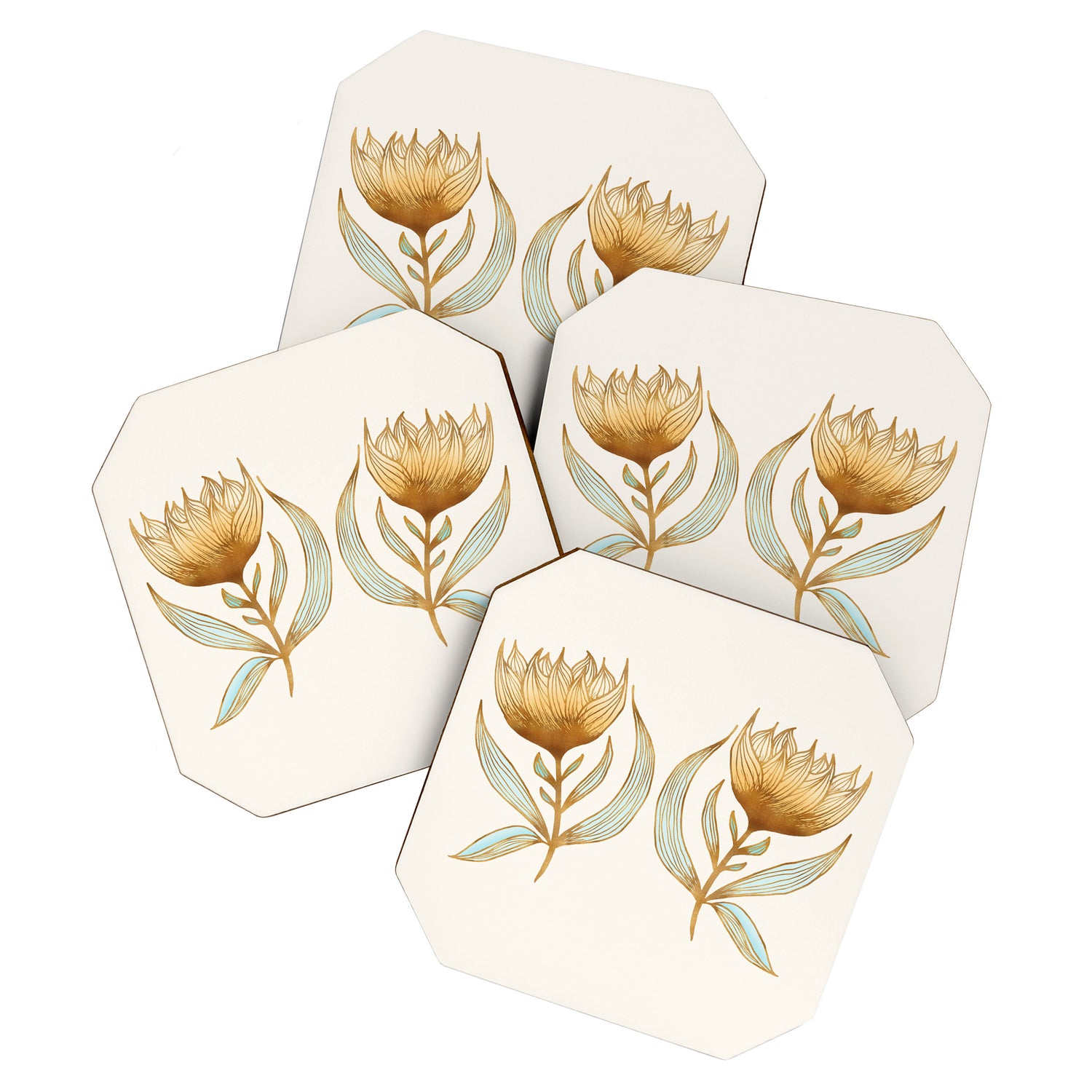 Bohemian Sunflowers II Coaster Gallery Image 1