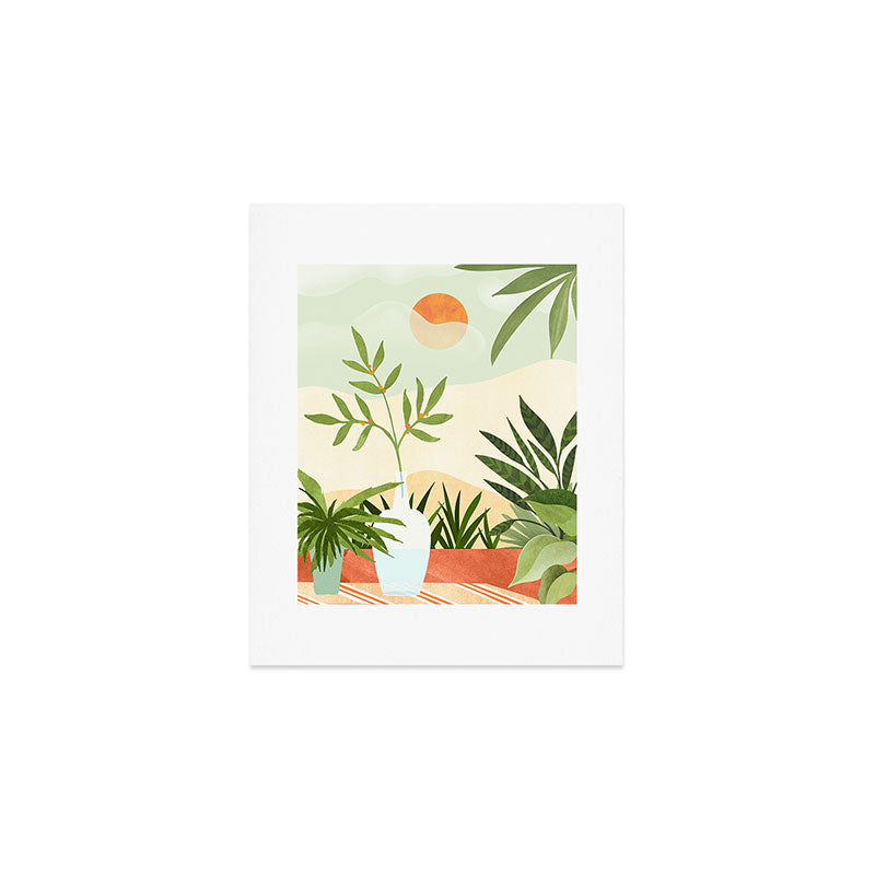 Bohemian Terrace Landscape Art Print Gallery Image 1