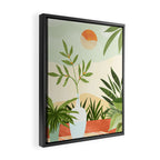 Bohemian Terrace Landscape Framed Canvas Print Gallery Image 2