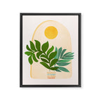 Boho Summer Scene Window Series Framed Canvas Print Gallery Image 6