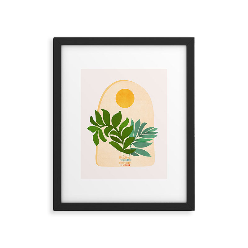 Boho Summer Scene Window Series Framed Art Print Gallery Image 5