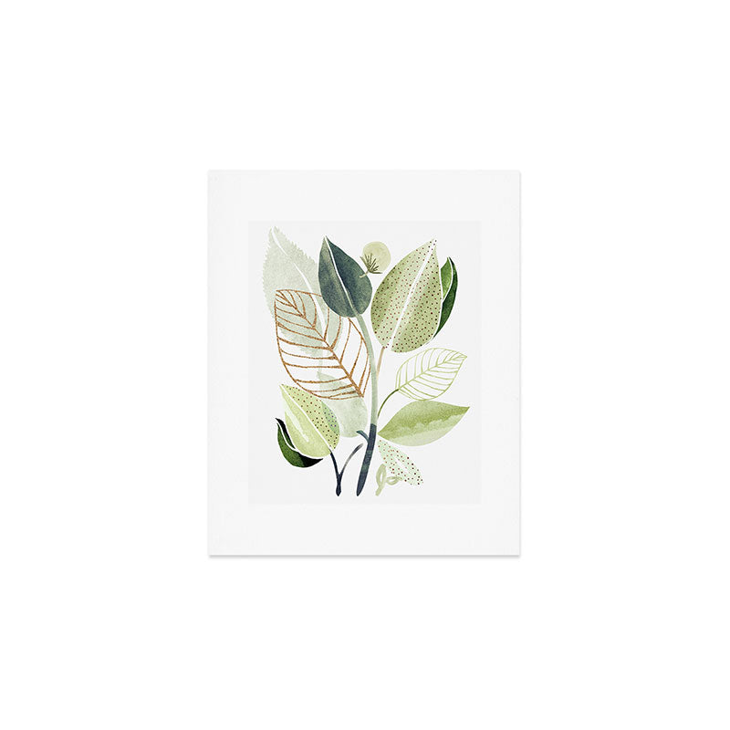 Botanical Collage Art Print Gallery Image 1