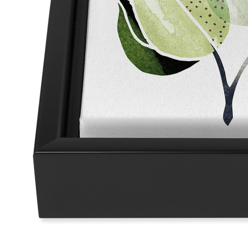 Botanical Collage Framed Canvas Print Gallery Image 3