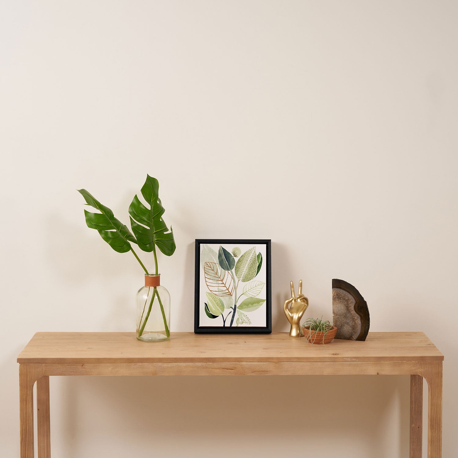 Botanical Collage Framed Canvas Print Gallery Image 4