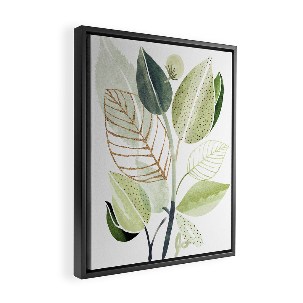 Botanical Collage Framed Canvas Print Gallery Image 2