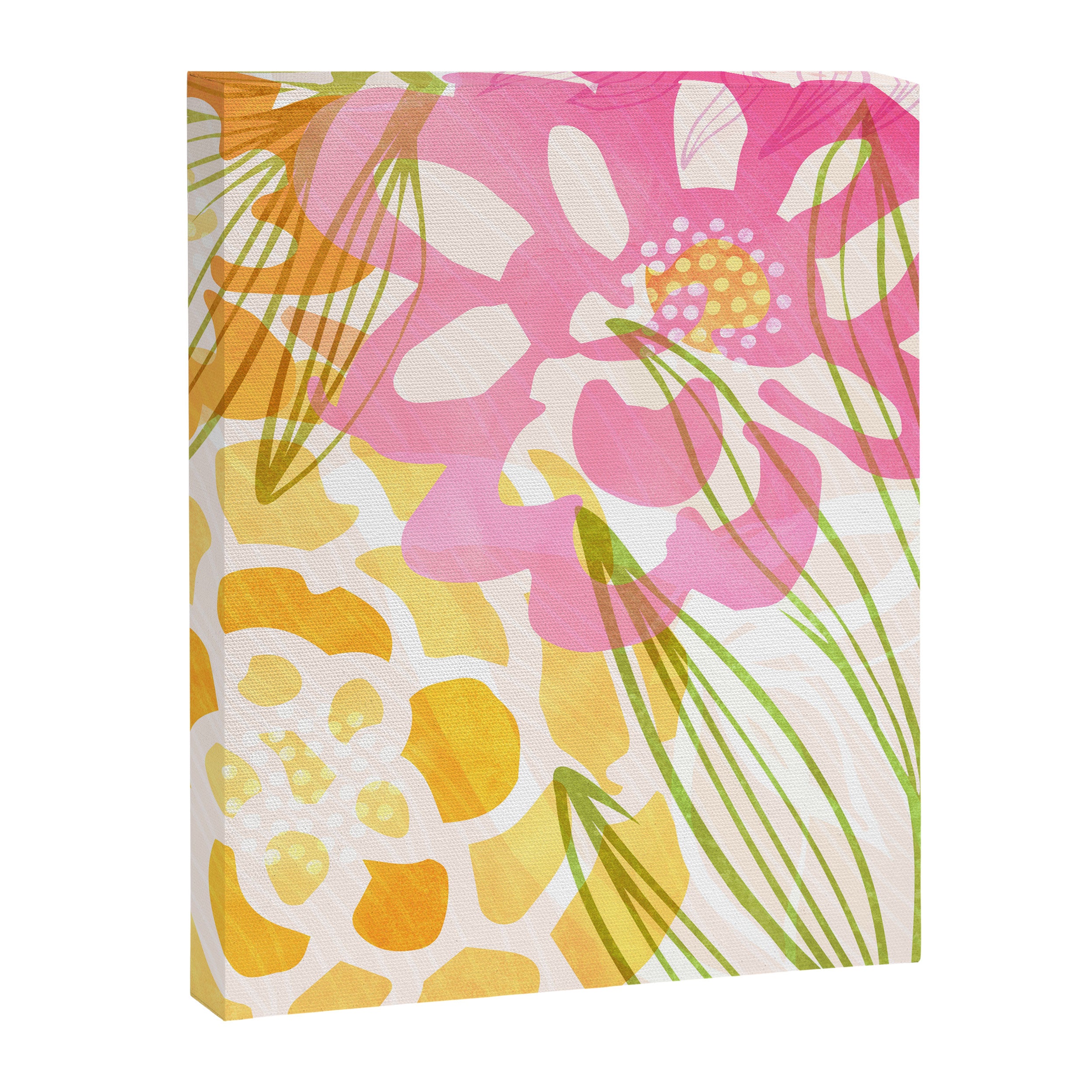 Bouquet of Love Floral Pattern Canvas Print Gallery Image 8