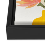 Bright Blooms Floral Painting Framed Canvas Print Gallery Image 3