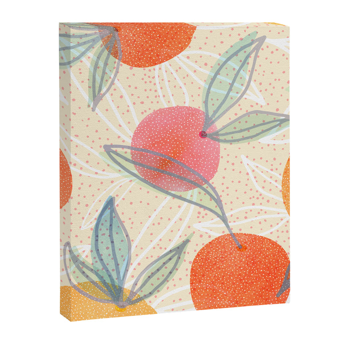 Bright Summer Fruit Collage Canvas Print Gallery Image 1