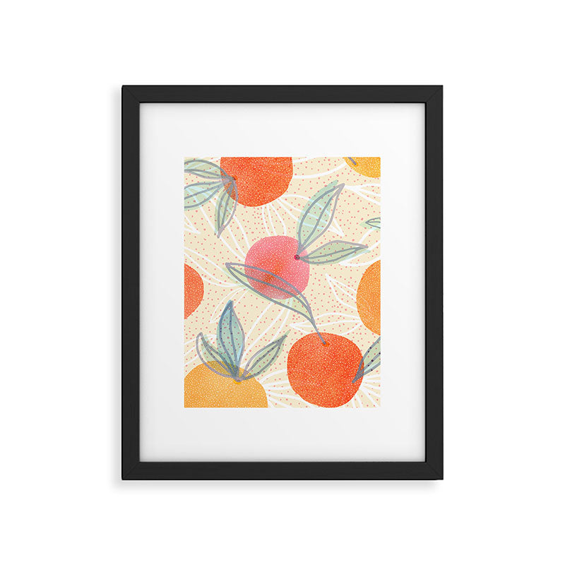 Bright Summer Fruit Collage Framed Art Print Gallery Image 5