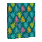 Bright Tropical Botanical Pattern Canvas Print Gallery Image 8