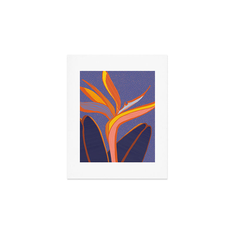Bright Tropical Flower Art Print Gallery Image 1