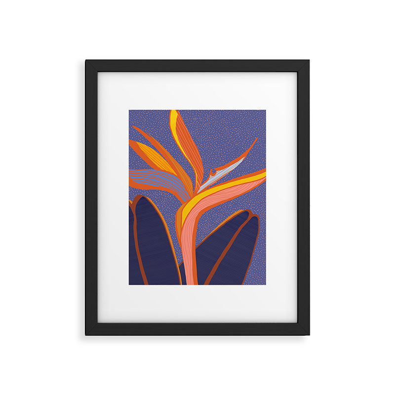 Bright Tropical Flower Framed Art Print Gallery Image 5
