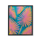 Bright Tropical Palms Framed Canvas Print Gallery Image 8