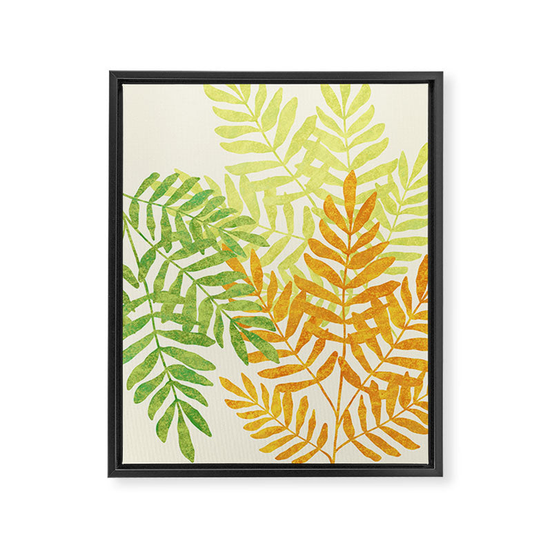 Bright Young Ferns Framed Canvas Print Gallery Image 8