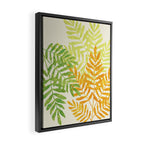Bright Young Ferns Framed Canvas Print Gallery Image 2