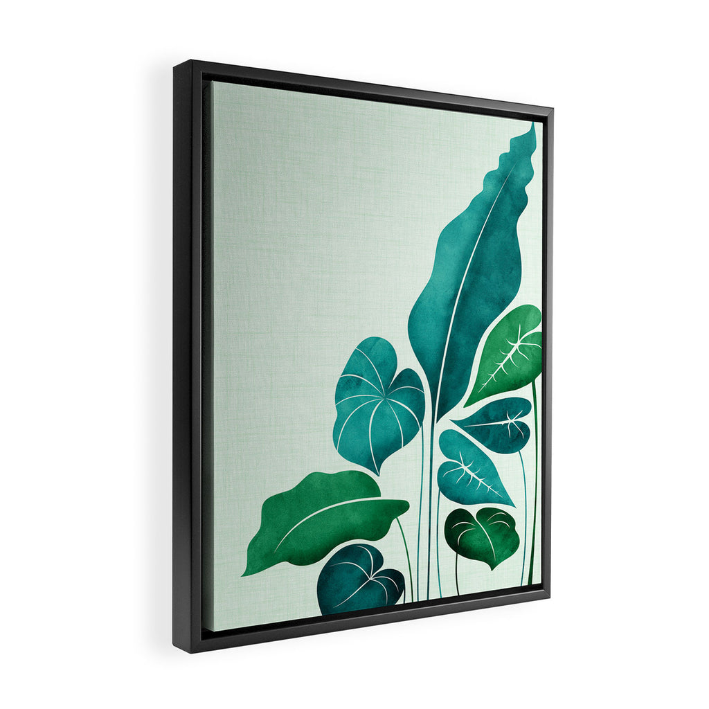 Cacophony Plant Illustration Framed Canvas Print Gallery Image 2