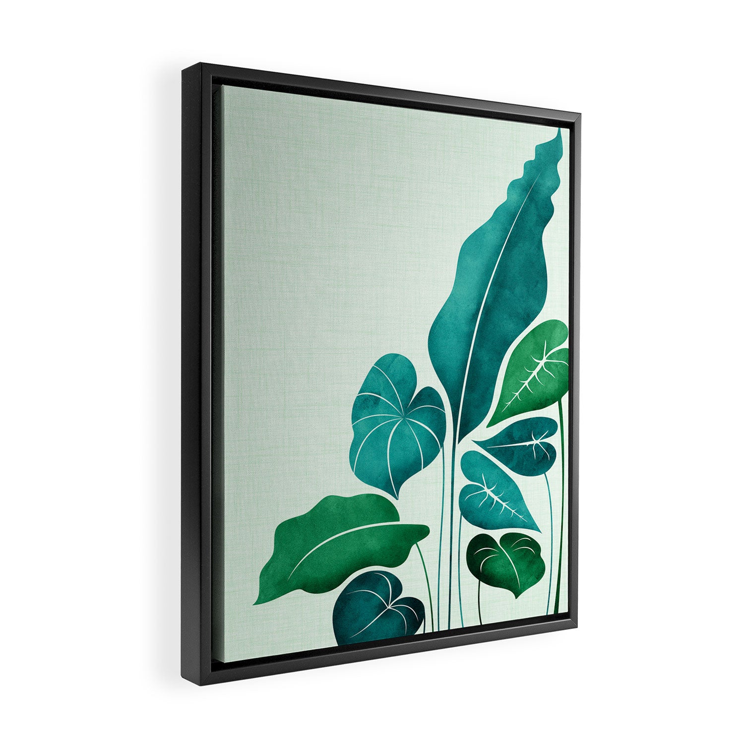 Cacophony Plant Illustration Framed Canvas Print Gallery Image 2