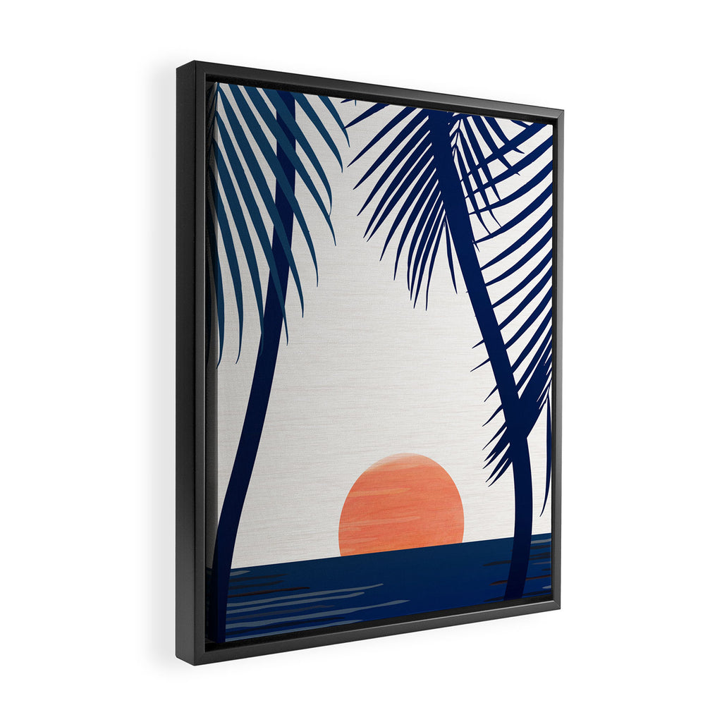 California Dreamin / Abstract Landscape Framed Canvas Print Gallery Image 2