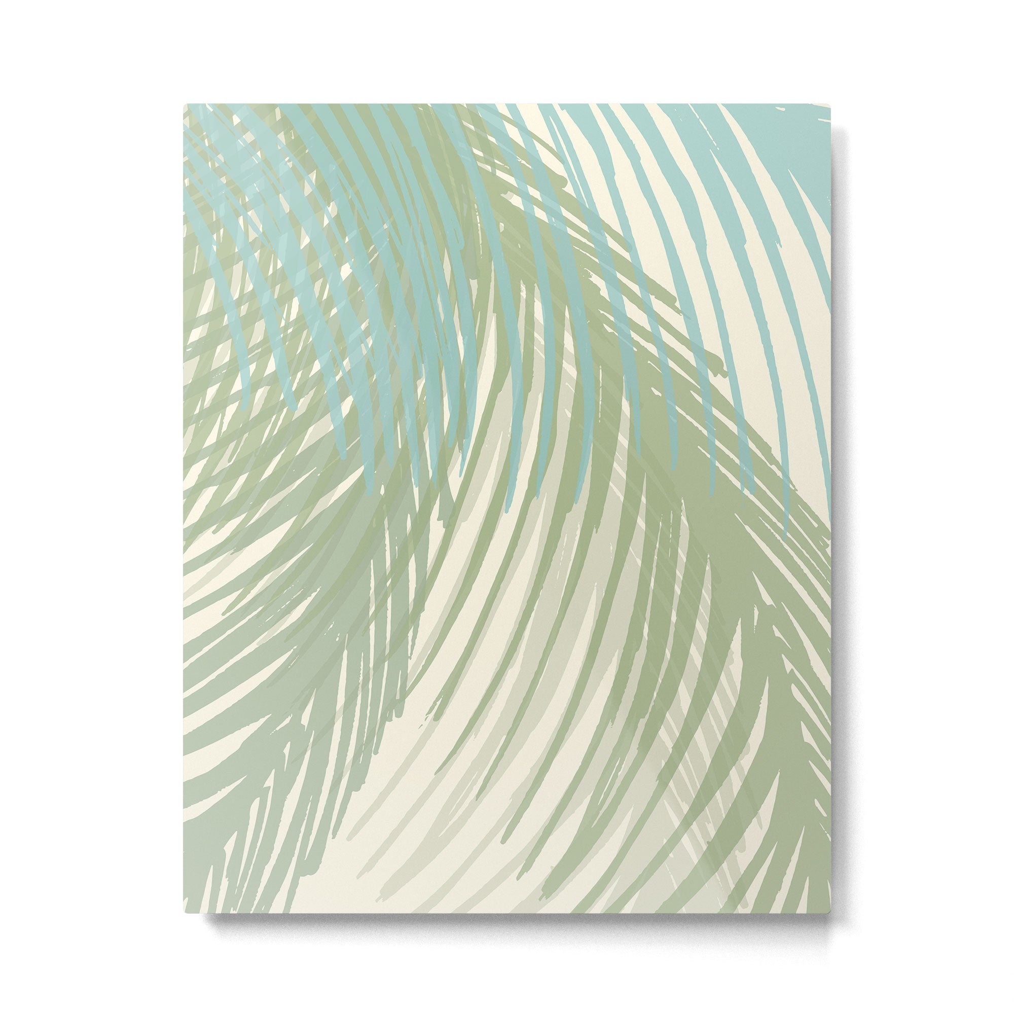 Calm Coastal Palms Metal Print Gallery Image 6