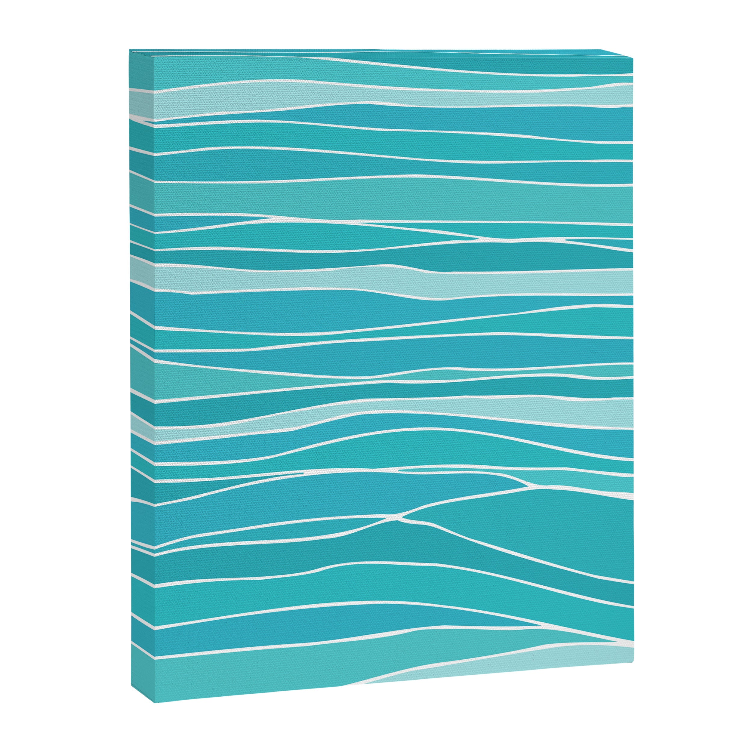 Caribbean Blue Ocean Waves Canvas Print Gallery Image 8