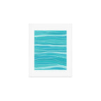 Caribbean Blue Ocean Waves Art Print Gallery Image 1