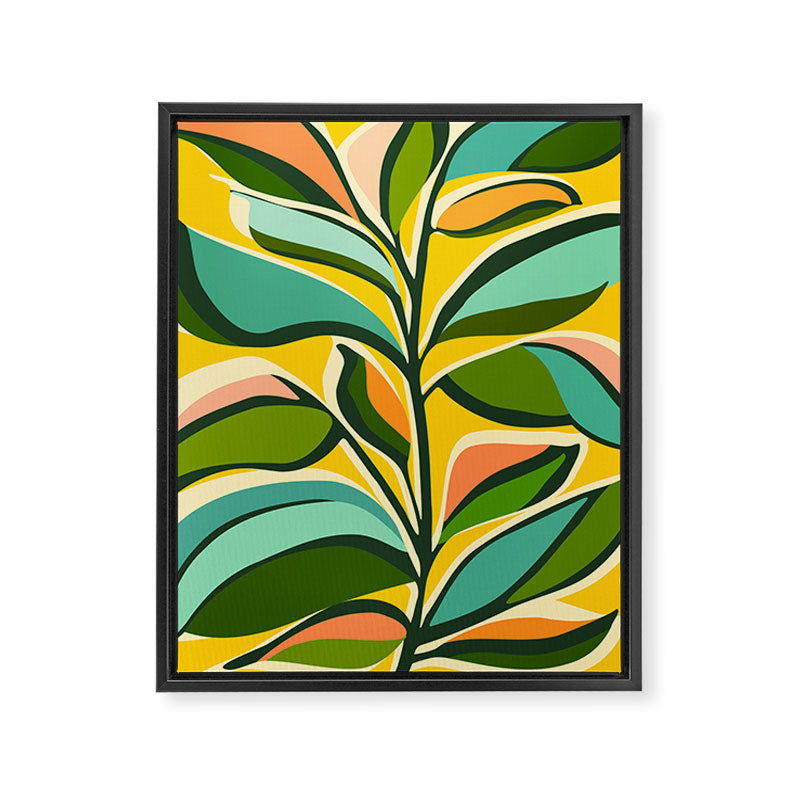 Celebration / Abstract Botanical Series Framed Canvas Print Gallery Image 6