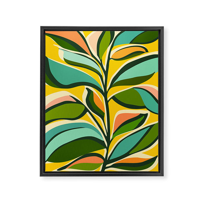 Celebration / Abstract Botanical Series Framed Canvas Print Gallery Image 1