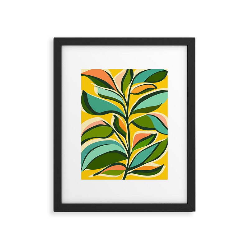 Celebration / Abstract Botanical Series Framed Art Print Gallery Image 5