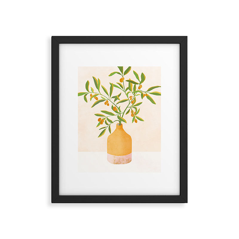 Chinese Citrus Tree Framed Art Print Gallery Image 5