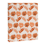 Cinnamon Twin Floral Pattern Canvas Print Gallery Image 8