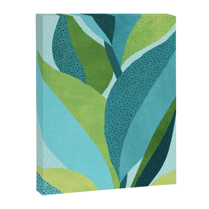 Coastal Abstract Botanical Canvas Print Gallery Image 1
