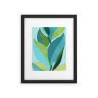 Coastal Abstract Botanical Framed Art Print Gallery Image 5