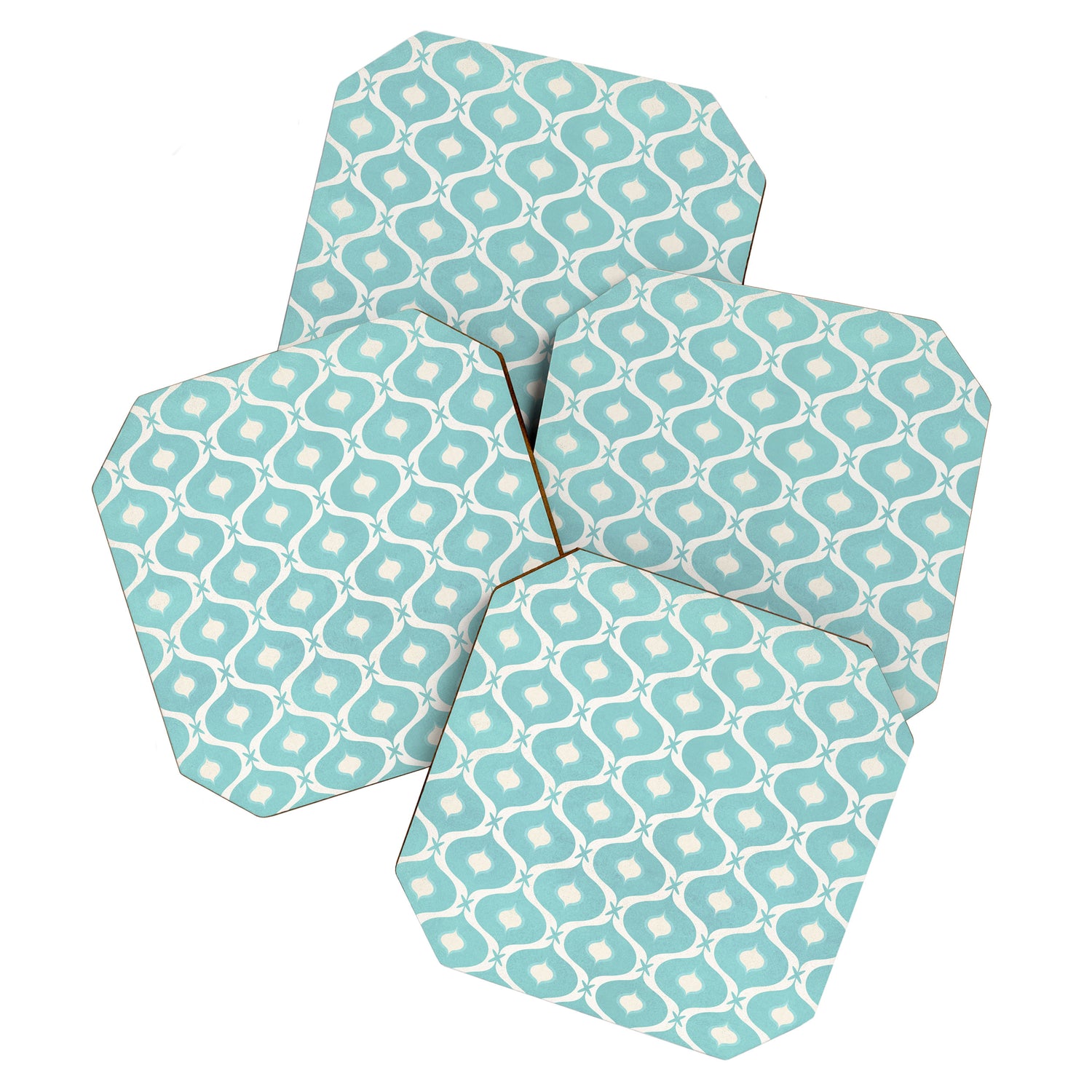 Coastal Moroccan Tile Coaster Gallery Image 1