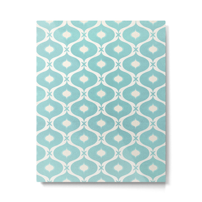 Coastal Moroccan Tile Metal Print Gallery Image 1