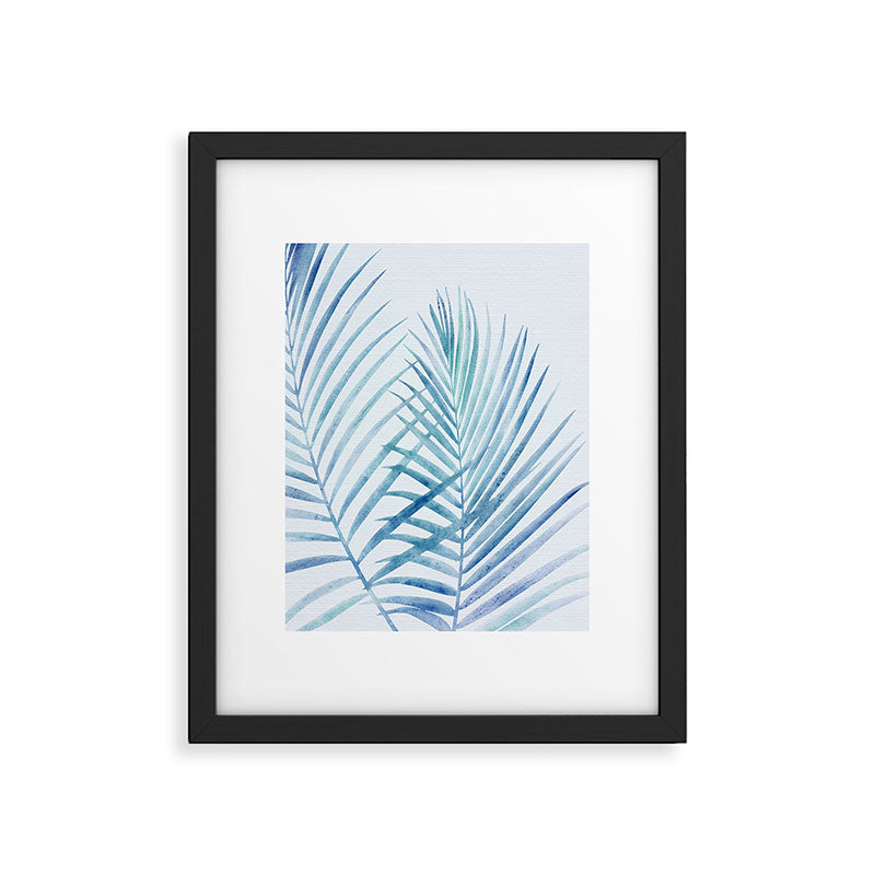 Coastal Palms Watercolor Framed Art Print Gallery Image 5