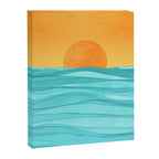Coastal Sunset Landscape Canvas Print Gallery Image 6