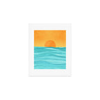 Coastal Sunset Landscape Art Print Gallery Image 1