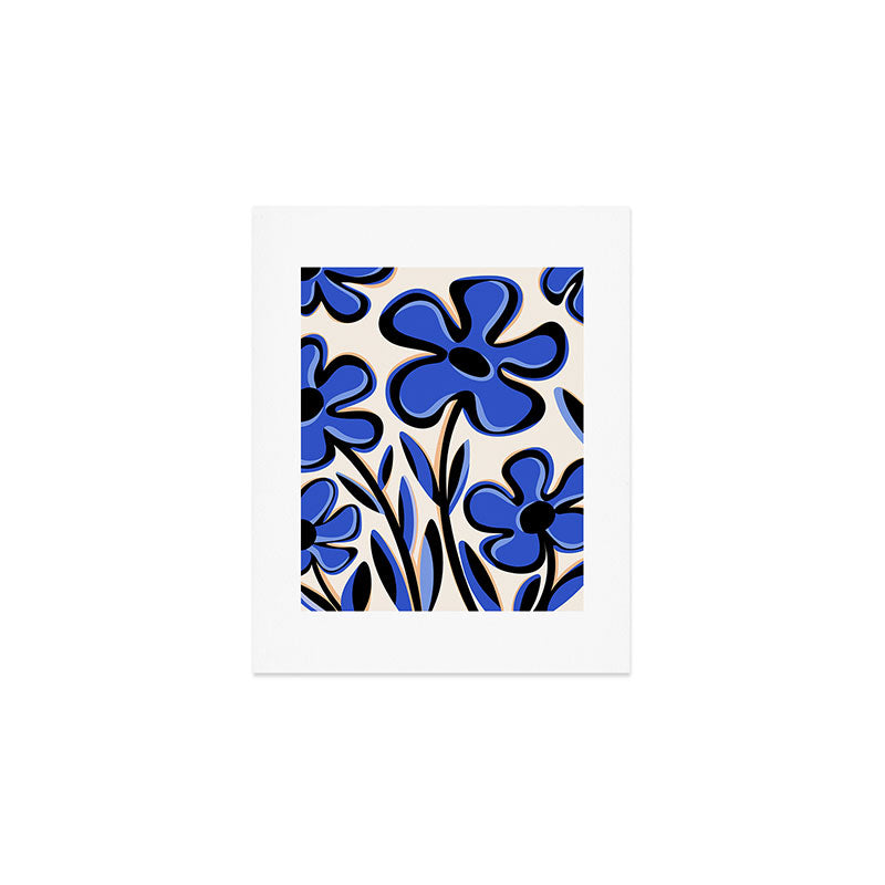 Cobalt Cosmos Art Print Gallery Image 1