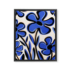 Cobalt Cosmos Framed Canvas Print Gallery Image 6