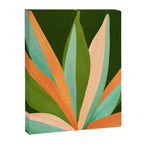 Colorful Agave Painted Cactus Illustration Canvas Print Gallery Image 8