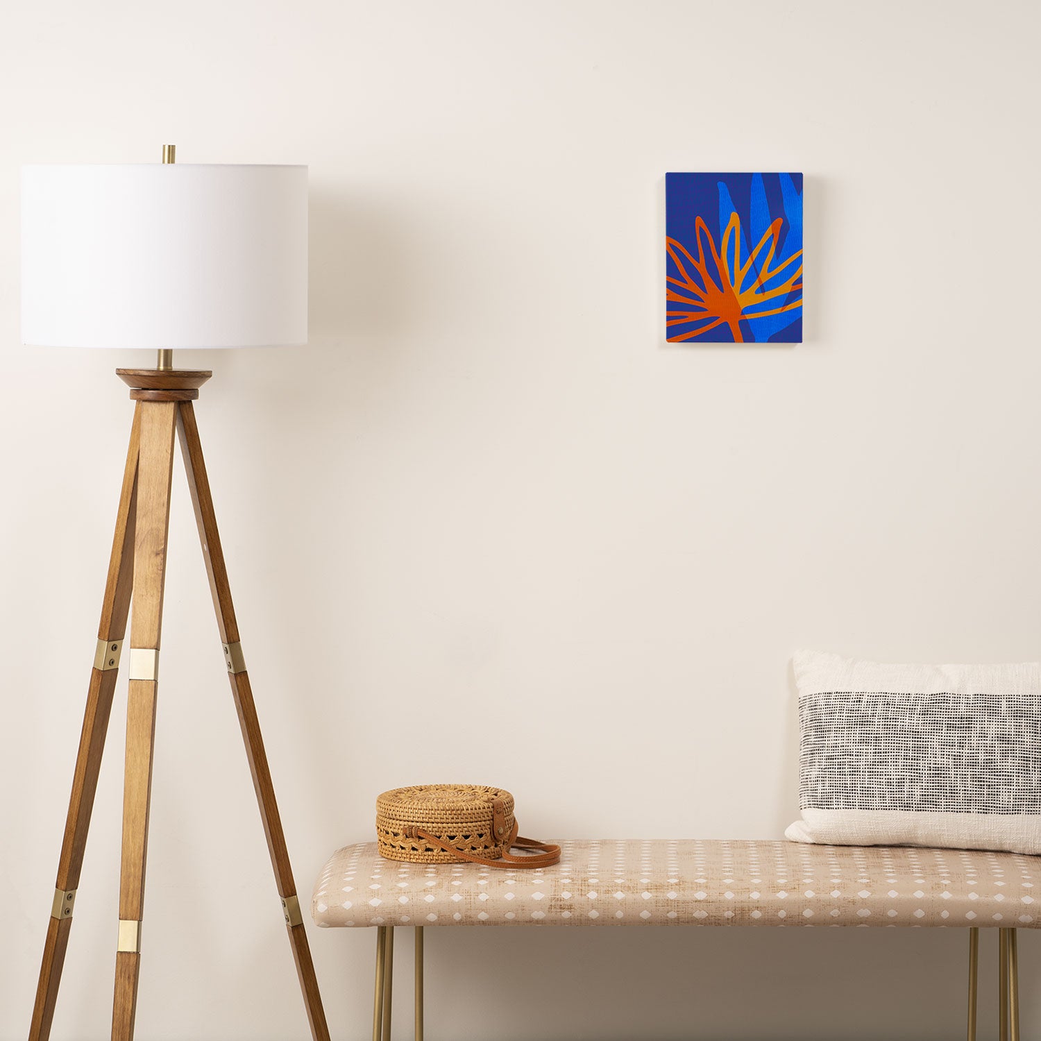 Colorful Botanic Shapes Canvas Print Gallery Image 2