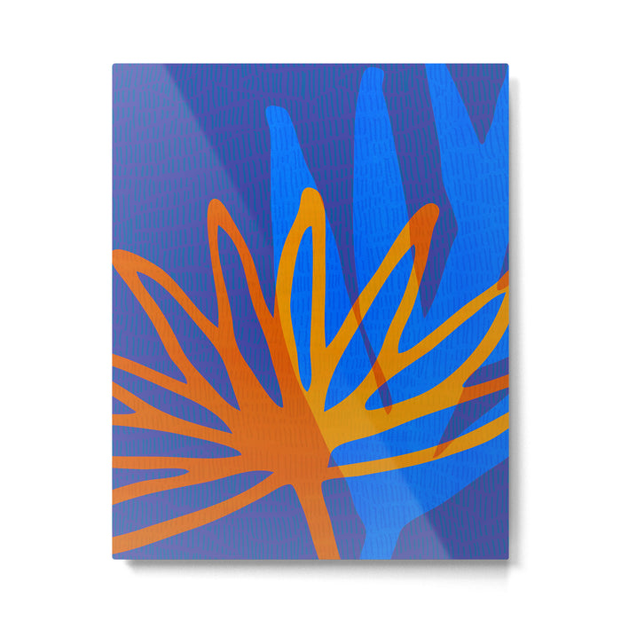 Colorful Botanic Shapes Metal Print Gallery Image 1