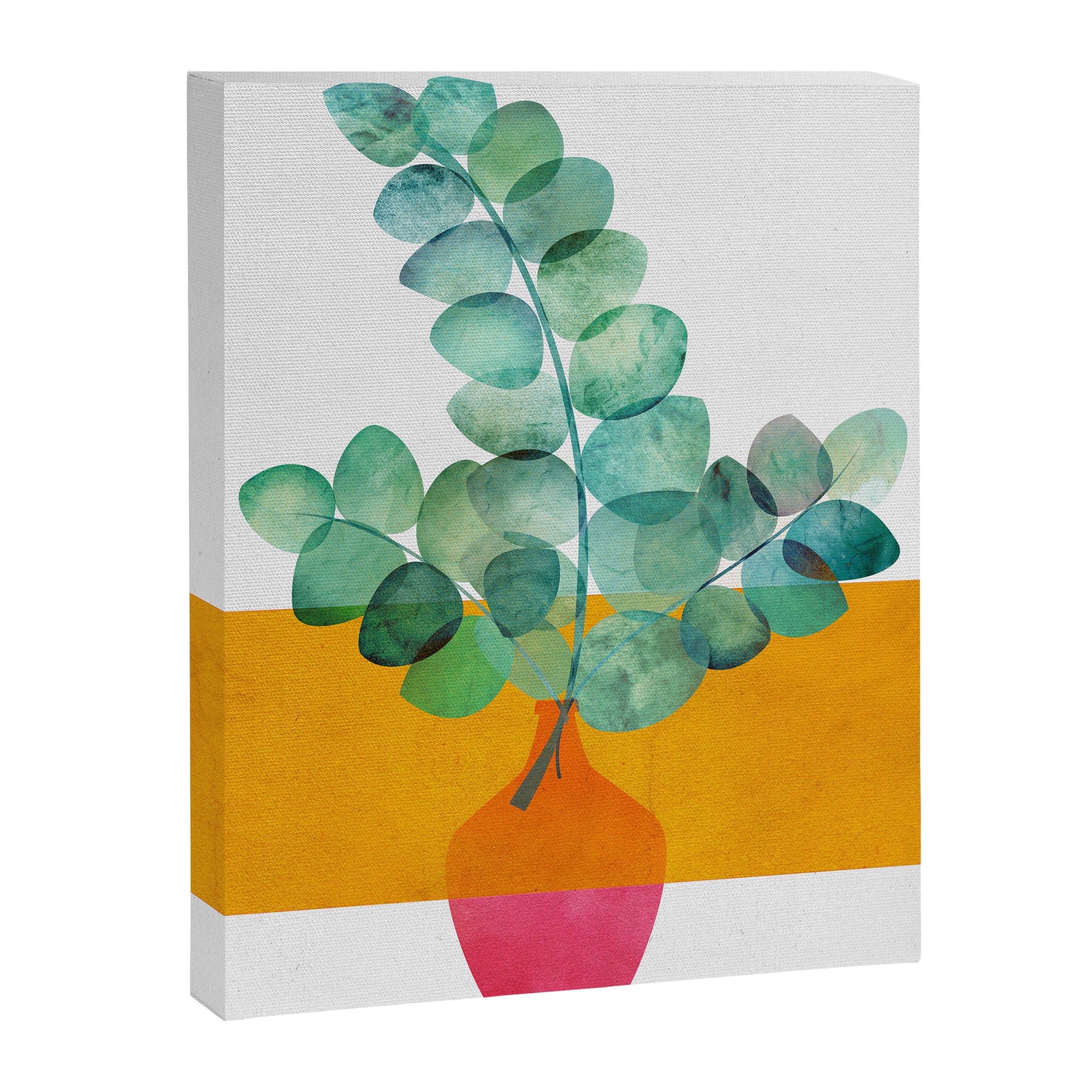Colorful Eucalyptus Still Life Canvas Print Gallery Image 6