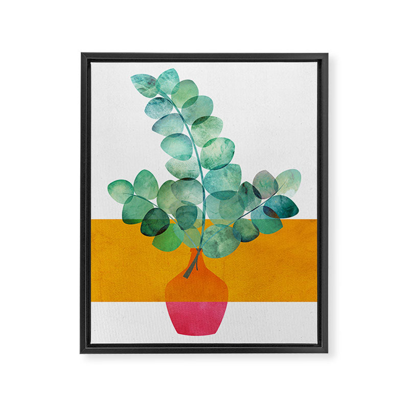 Colorful Eucalyptus Still Life Framed Canvas Print Gallery Image 6