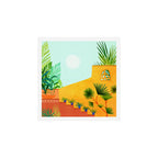 Colorful Tropical Garden Landscape Art Print Gallery Image 1