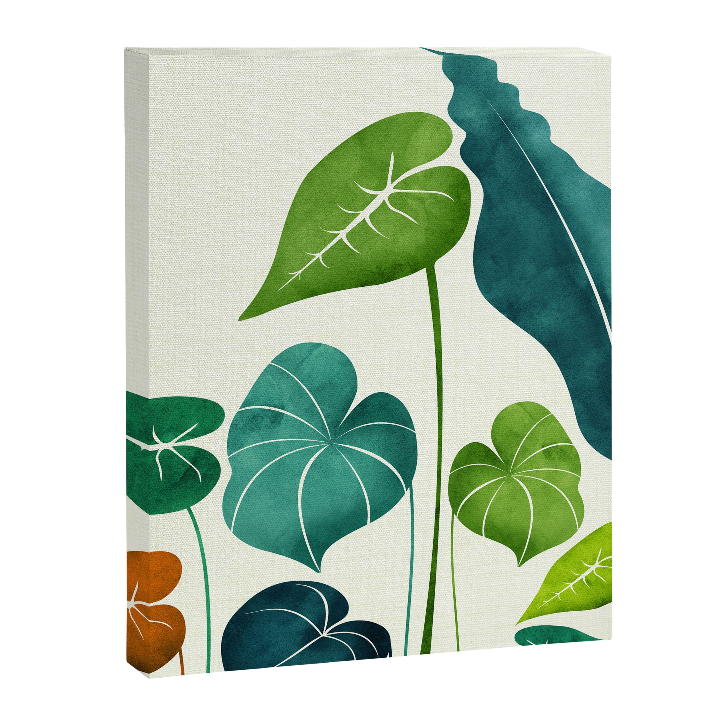Colorful Tropical Greenery Canvas Print Gallery Image 3