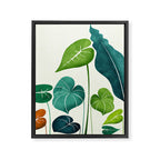 Colorful Tropical Greenery Framed Canvas Print Gallery Image 8