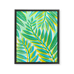 Colorful Tropical Pop Vines Framed Canvas Print Gallery Image 8